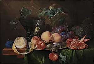 Stilleben med en Rømer by Jan Davidsz. de Heem