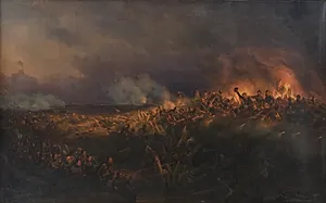 Stormen på Frederiksstad den 4. oktober 1850 by Niels Simonsen