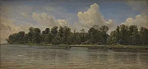 Strand ved Præstø by P.C. Skovgaard