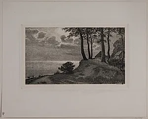 Stranden ved havet by Axel Holm