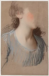 Studie af dames hals by Jens Juel