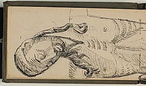 Studie af Egebjerg-krucifixet by Niels Larsen Stevns