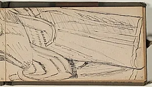 Studie af Egebjerg-krucifixet by Niels Larsen Stevns