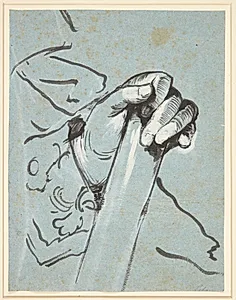 Studie af en hånd by C.G. Pilo