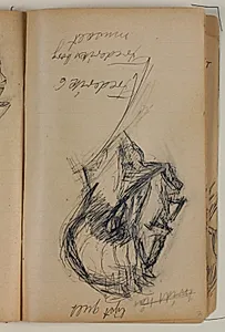 Studie af Frederik VI efter maleri på Frederiksborg by Niels Larsen Stevns