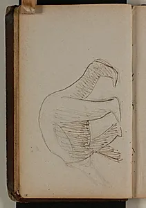Studie af gående isbjørn, set bagfra by Niels Larsen Stevns