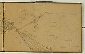 Studie af husgavl by Niels Larsen Stevns