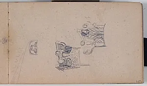 Studie af kapitæler by Niels Larsen Stevns