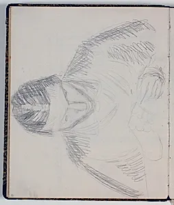 Studie af kvinde by Niels Larsen Stevns