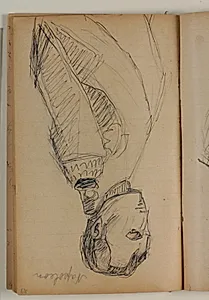 Studie af Napoleon. Efter maleri på Frederiksborg? by Niels Larsen Stevns