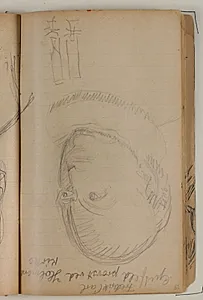 Studie af provst F.C. Gutfeld efter kopi af E.C. Harboes portræt. Kopien på Frederiksborg by Niels Larsen Stevns