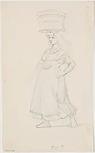 Studie af samme figur by Johan Thomas Lundbye