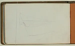 Studie af sejlbåd by Niels Larsen Stevns
