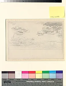 Studie af skyer over havet by C.W. Eckersberg