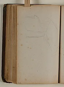 Studie af stork eller hejre by Niels Larsen Stevns