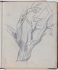 Studie af trækrone by Niels Larsen Stevns