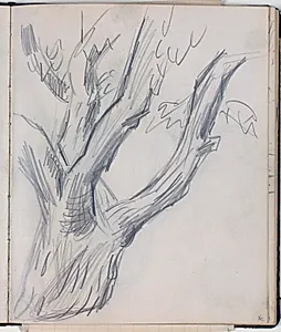 Studie af trækrone by Niels Larsen Stevns