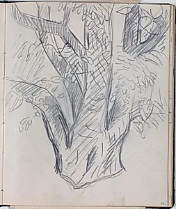Studie af trækrone by Niels Larsen Stevns