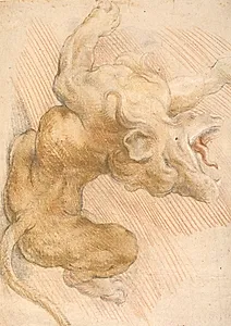 Studie fra "Samson og løven". Løven