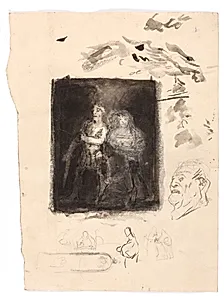 Studie til "Diogenes" by Oluf Hartmann