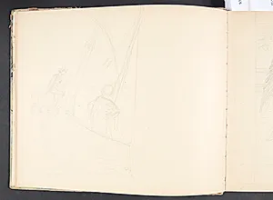 Studie til "Jomfru Blidelil" by Agnes Slott-Møller