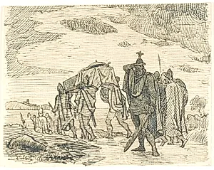 Studie til Marsk Stigs begravelse by Lorenz Frølich