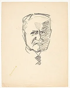 Studie til portræt af dr.med. Carl Lorentzen (1860-1932) by Edvard Weie