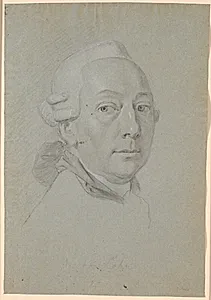 Studie til portrættet af Poul Abraham Lehn by Jens Juel