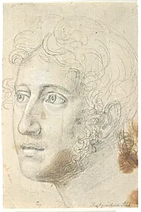 Studiehoved af Hother by C.G. Kratzenstein Stub