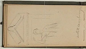 Studier af antik gravstele by Niels Larsen Stevns
