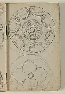 Studier af cirkulære ornamenter by Niels Larsen Stevns