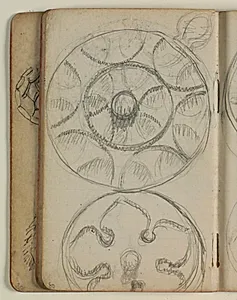 Studier af cirkulære ornamenter by Niels Larsen Stevns
