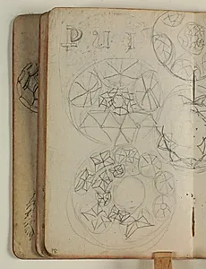Studier af cirkulære ornamenter by Niels Larsen Stevns