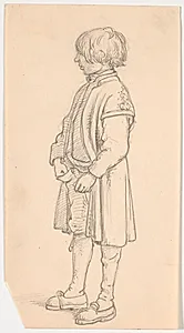 Studier af en stående svensk dreng by Wilhelm Marstrand