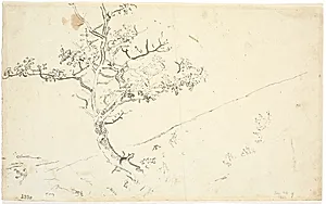 Studier af grene. Et løst landskabsudkast by Dankvart Dreyer