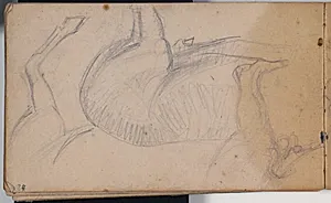 Studier af hesteskulptur by Niels Larsen Stevns