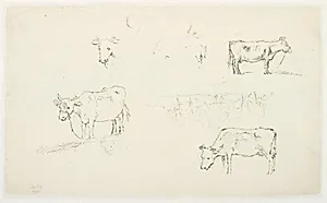 Studier af køer o.a. by Dankvart Dreyer