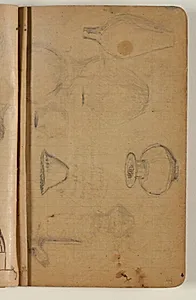 Studier af krukker, samt er notat by Niels Larsen Stevns