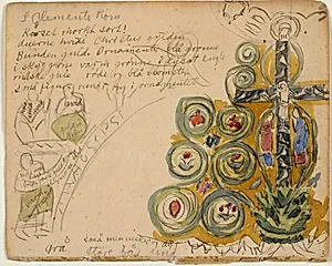 Studier af oldkristne mosaikker fra S. Clemente Rom, samt notater vedrørende farverne by Niels Larsen Stevns