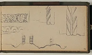 Studier af ornamentik, ramme- og gesimsprofiler by Niels Larsen Stevns