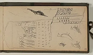 Studier af relief, gesims og fugle by Niels Larsen Stevns