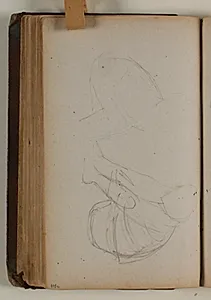 Studier af siddende person by Niels Larsen Stevns