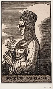 Sultana Ruzice by Melchior Lorck