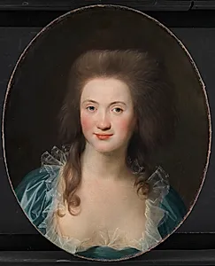 Susanne Elisabeth Holm, malerens første forlovede by Jens Juel