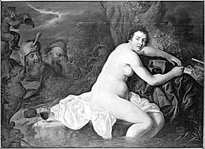 Susanne i badet by Jan van Neck