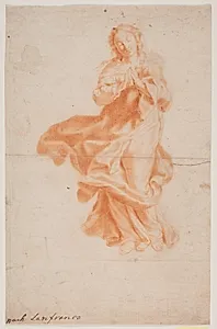 Svævende Maria by Hendrik Krock