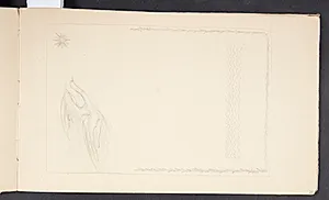 Svane i flugt over bølger by Agnes Slott-Møller