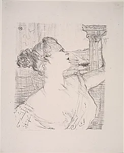 Sybil Sanderson by Henri de Toulouse-Lautrec
