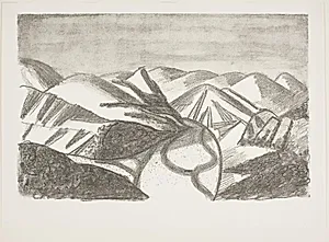 Sydfransk landskab by Vilhelm Lundstrøm