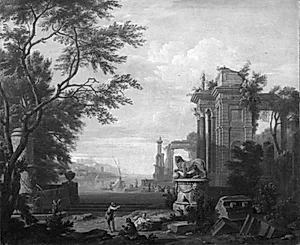 Sydlandsk havn by Isaac de Moucheron